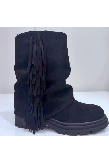 „SANDSTORM”– czarne botki z...