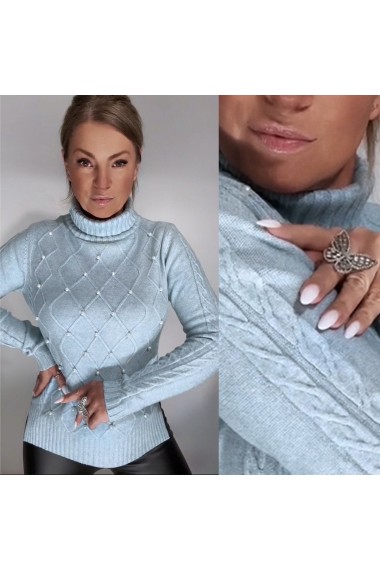 Sweter "Pearla" kolor mięta