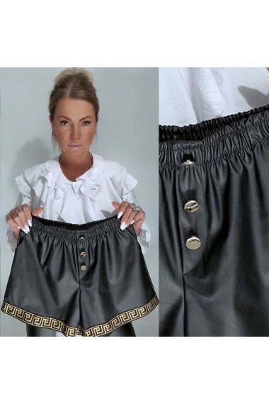 „ROBIE” Szorty z eko skóry...